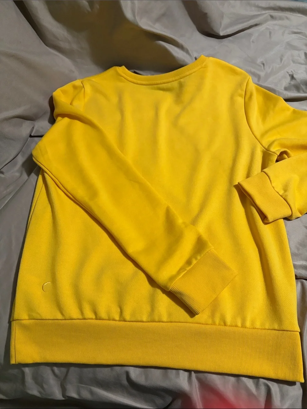 Zyia Active Yellow Crewneck Sweatshirt - Women's Lightweight Pullover